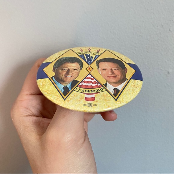 Bill Clinton 96 Re Election Campaign Pin - Picture 4 of 6